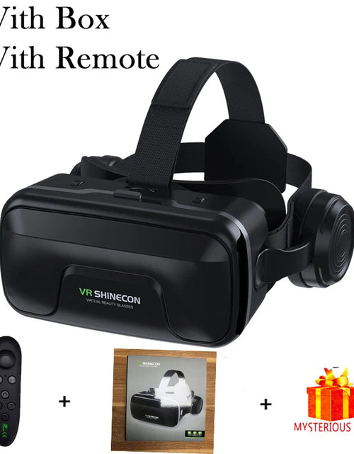 Load image into Gallery viewer, VR Glasses 3D Virtual Reality Headset Devices Helmet Lenses Goggles Smart for Smartphones Phone Cell Mobile Game Viar Viewer Set
