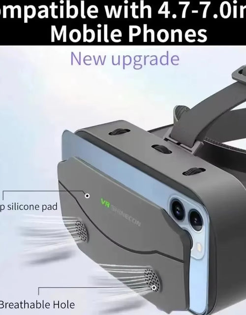 Load image into Gallery viewer, VR Glasses 3D Virtual Reality Headset Devices Helmet Lenses Goggles Smart for Smartphones Phone Cell Mobile Game Viar Viewer Set
