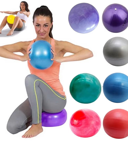 New 25Cm Yoga Ball Exercise Gymnastic Fitness Pilates Ball Balance Exercise Gym Fitness Yoga Core Ball Indoor Training Yoga Ball