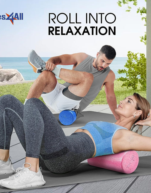 Load image into Gallery viewer, 36Inch Exercise Foam Roller EPP Blue

