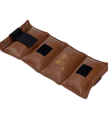 Original Adjustable Ankle and Wrist Weight for Yoga, Dance, Running, Cardio, Aerobics, Toning, and Physical Therapy. 10 Lb - Brown