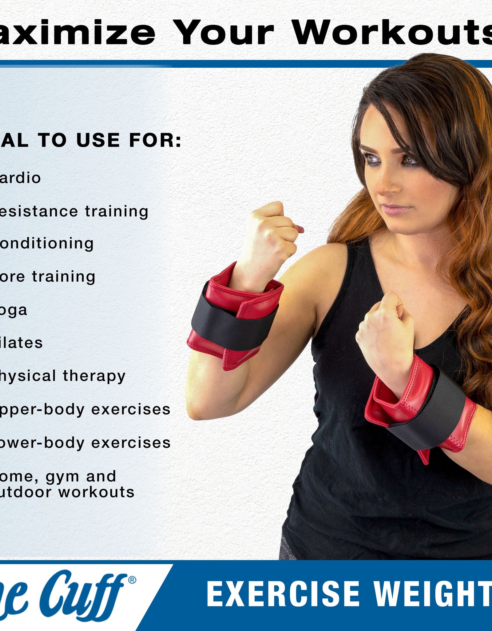 Original Adjustable Ankle and Wrist Weight for Yoga, Dance, Running, Cardio, Aerobics, Toning, and Physical Therapy. 10 Lb - Brown