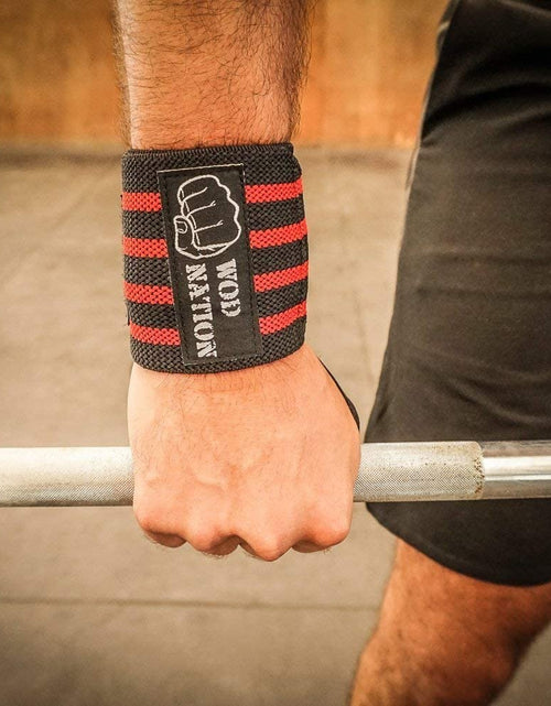 Load image into Gallery viewer, Wrist Wraps for Weightlifting &amp; Strength Training – Professional Gym Straps W/Thumb Loop for Men &amp; Women
