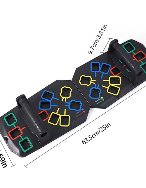 Load image into Gallery viewer, Multifunctional Folding Push up Board Set Bracket Abdominal Muscle Training Equipment Portable Push up Board Exercise Training
