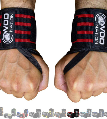 Wrist Wraps for Weightlifting & Strength Training – Professional Gym Straps W/Thumb Loop for Men & Women