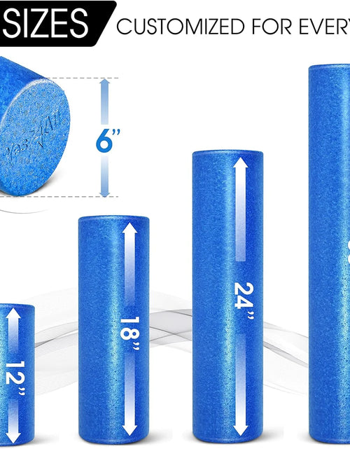 Load image into Gallery viewer, 36Inch Exercise Foam Roller EPP Blue
