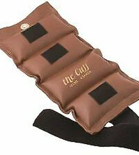 Original Adjustable Ankle and Wrist Weight for Yoga, Dance, Running, Cardio, Aerobics, Toning, and Physical Therapy. 10 Lb - Brown
