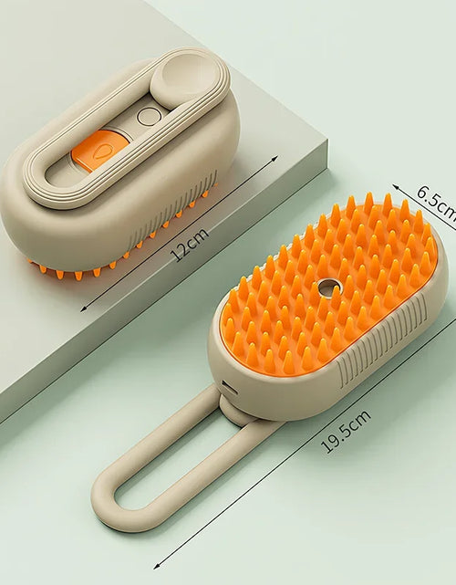 Load image into Gallery viewer, 3In1 Cat Steam Brush Steamy Dog Brush Electric Anti-Splashing Brush with Steam Spray Massage Pet Grooming Comb Hair Removal Comb
